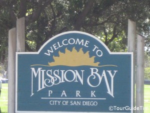 Welcome Sign to Mission Bay Park