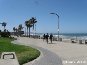 Boardwalk in Pacific Beach
