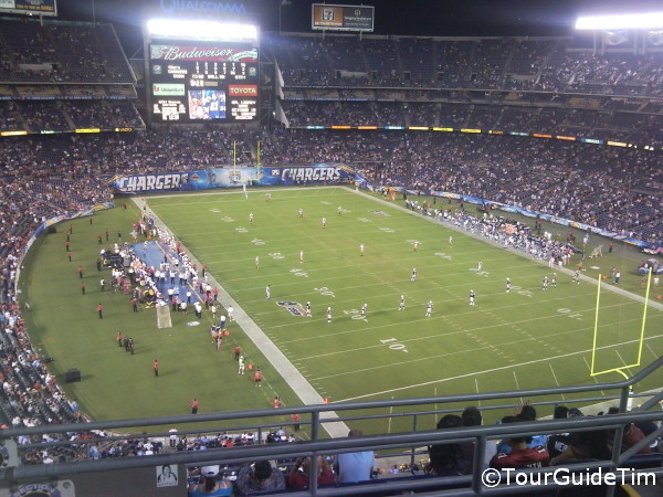 San Diego Chargers Seating Chart
