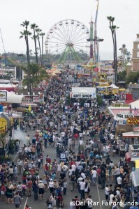 Crowds at the Del Mar Fair